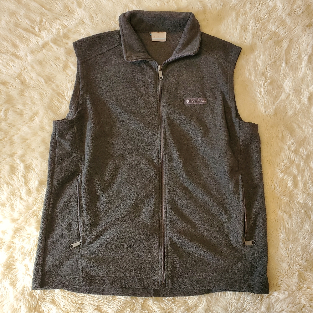 Columbia Dark Gray Zip-Up Sweater Vest
